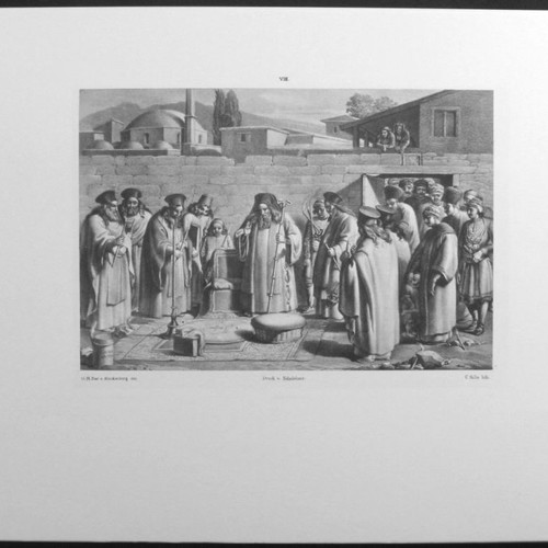 Stackelberg Costumes and Customs of 1821 Period Album with 10 Lithographs like new