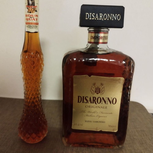 Disaronno 700ml and Koumquat Mavromatis 100ml liqueur drinks new, sealed