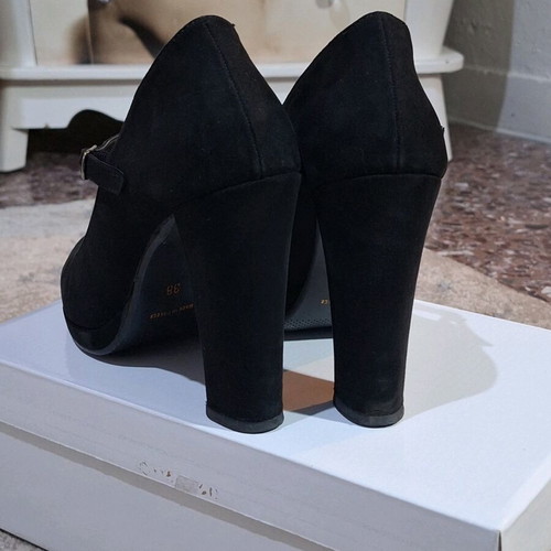Papanikolaou Shoes 10 cm heels like new, black size 38