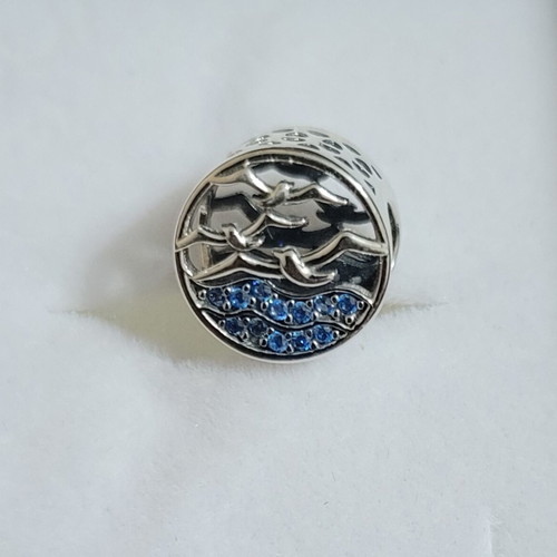 Women's silver charm beads for bracelets new, 925 sterling