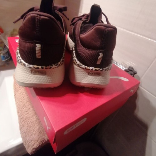 Puma Softride Mayve Animal Wns shoes new in box, brown