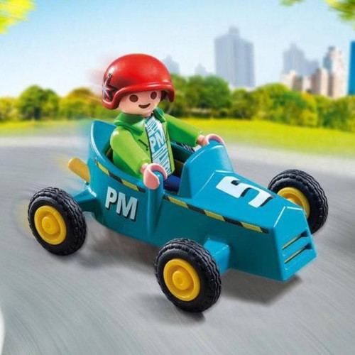 Playmobil 5382 Boy with Go-Kart like new