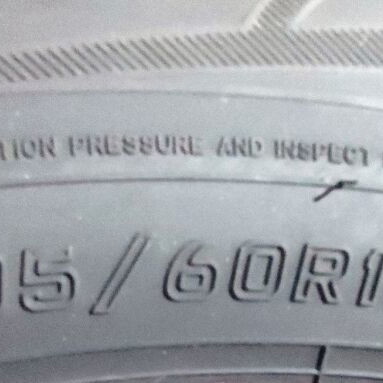Snow tires used 205/60/16 with steel rims Toyota Avensis