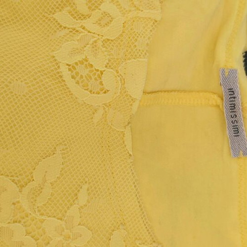 Intimissimi lace top yellow, like new, size L