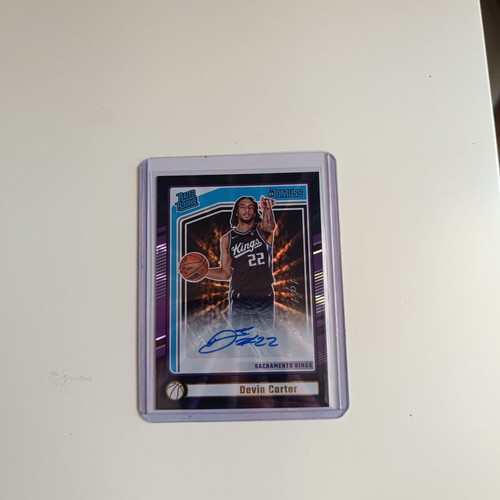Devin Carter Rookie One of One Autograph Card new