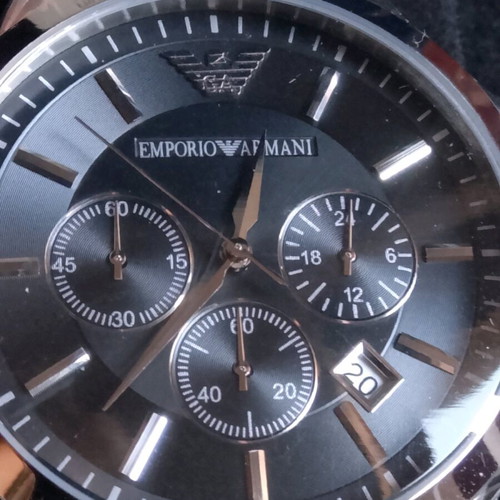 Emporio Armani men's watch new, silver color
