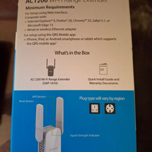 D-Link AC1200 Wi-Fi Range Extender new