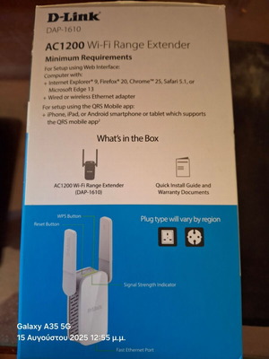 D-Link AC1200 Wi-Fi Range Extender new