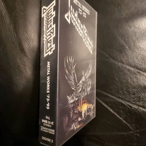 Judas Priest Metal Works 73-93 VHS used, metal