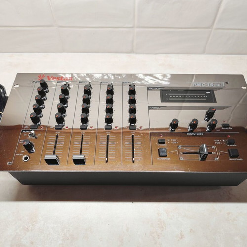 Vestax PMC-15 MKII professional DJ mixer used, vintage 90s