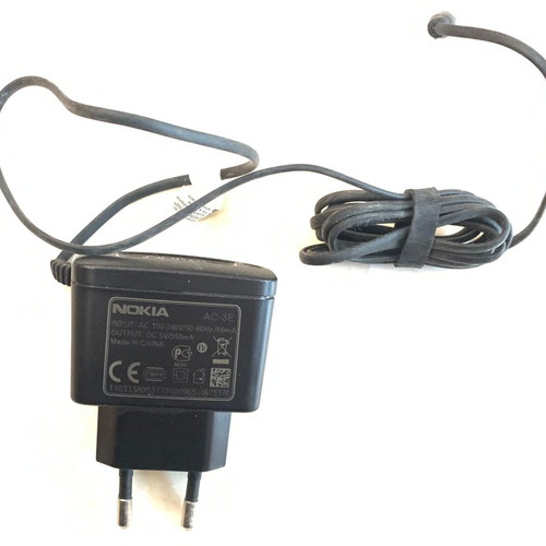 Nokia mobile charger 5V 350MA used with 2mm plug