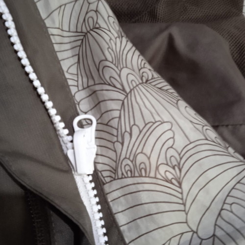 Quechua jacket like new, gray, size M
