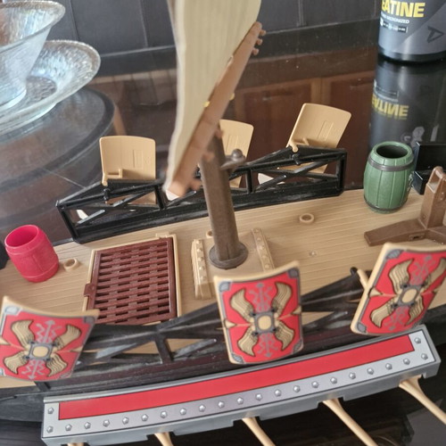 Playmobil figures and ship like new