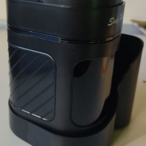Soap dispenser 3 in 1 new, 450 ml capacity, with sponge, black