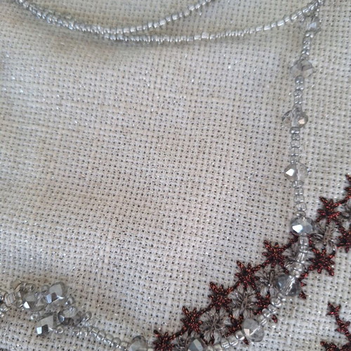 Long laritat necklace 4 in 1 made to order, silver