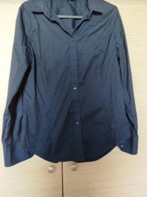 Zara black wide shirt like new, size L