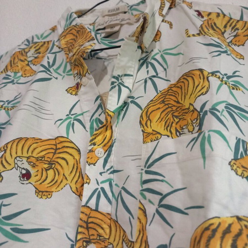 Tiger shirt H&M като ново, размер XL, цветен, памук
