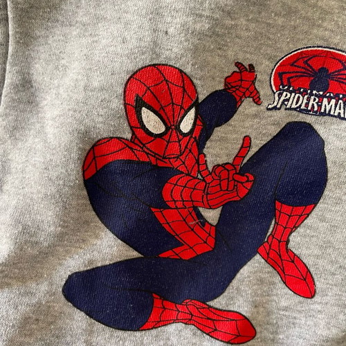 Marvel Spider-Man sweatpants age 10-11 like new, grey