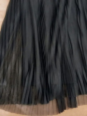Ovs pleated skirt for girl like new, black with gold detail