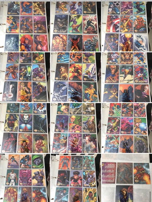 Marvel Onslaught 1996 Ultra Fleer Cards Complete Basic Set new