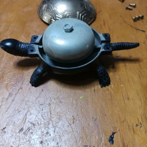 Bronze table bell like new with metallic sound