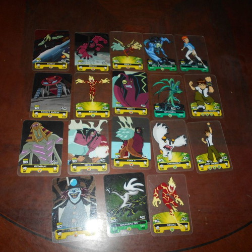 Ben 48 single plastic cards used 9x6.5cm