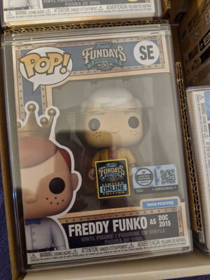 Freddy Funko as Doc 2015 limited edition vinyl figure new