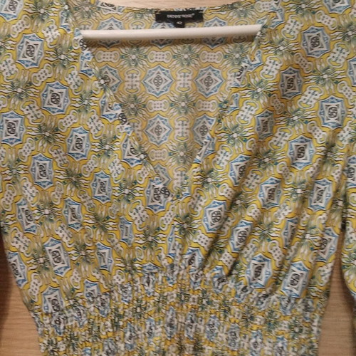 Silk women's dress Denny Rose like new, size S/M, multicolor