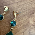 Vintage gold stainless steel earrings like new in cypress color