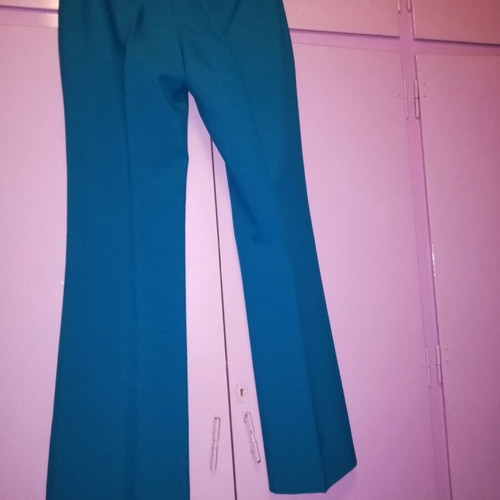 Women's pants like new, size M/L, emerald color