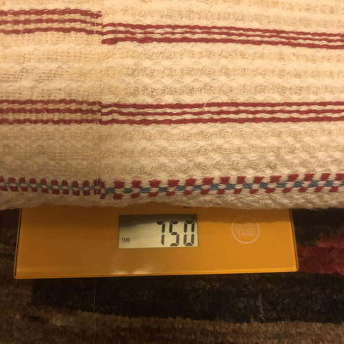 Handwoven Hrami Table Linen with Handmade Lace, Used, 160x180 cm