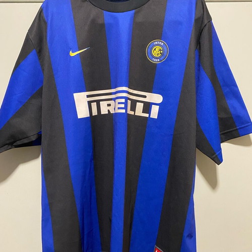 Inter Milan 1999–2000 jersey used, #31 Grigoris Georgatos