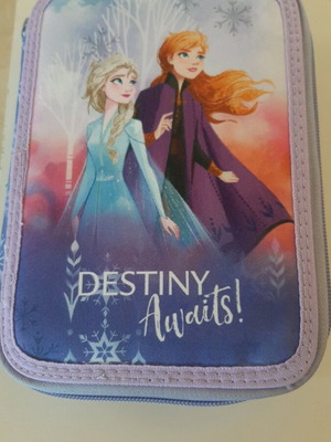 Frozen school pencil case double new filled