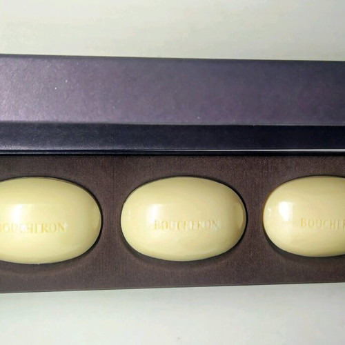 Boucheron Paris set of 3 aromatic soaps new