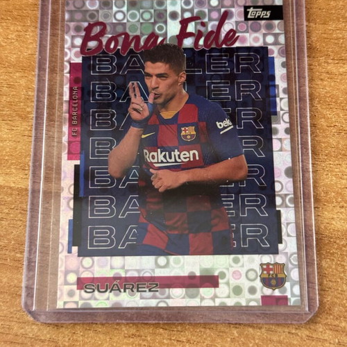 Topps Suarez Bona Fide Barcelona κάρτα καινούργια