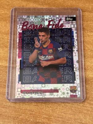 Topps Suarez Bona Fide Barcelona κάρτα καινούργια