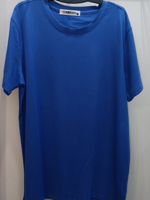 Men's short-sleeve t-shirt blue size S new