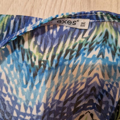 Women's Kimono Exé new, white and blue, one size