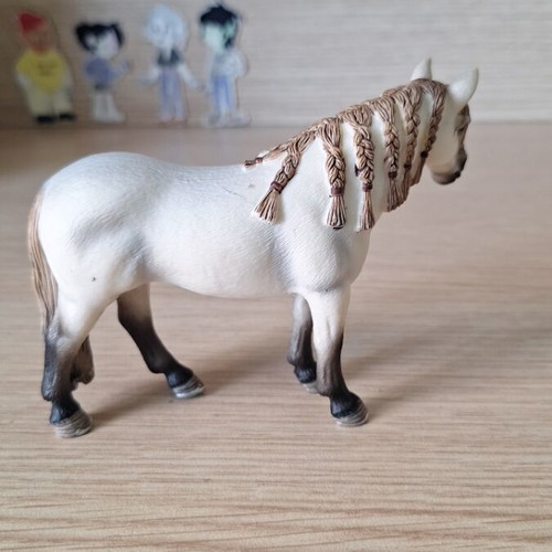 Schleich collectible white female horse