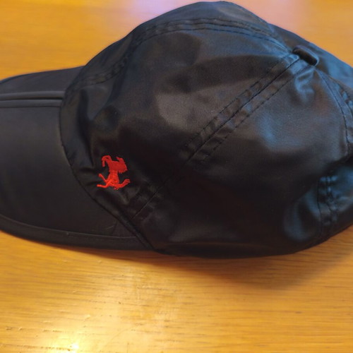 Ferrari jockey hat like new, black, size L
