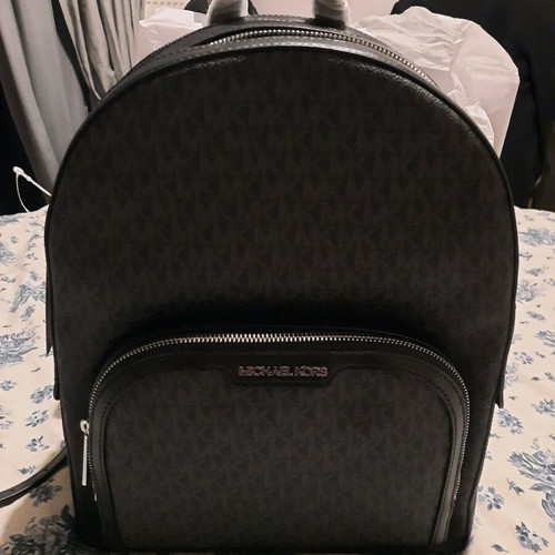 Michael Kors Jaycee black backpack new with tag