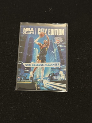 2024-25 Panini Hoops κάρτα Shai Gilgeous-Alexander City Edition σαν καινούργιο