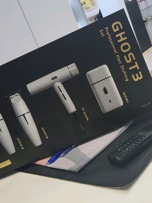 Jrl ghost kit 3 onyx clipper trimmer shaver forte pro hairdryer