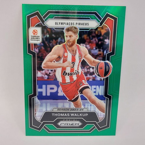 2023-24 Euroleague Prizm Thomas Walkup green like new