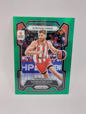 2023-24 Euroleague Prizm Thomas Walkup green like new