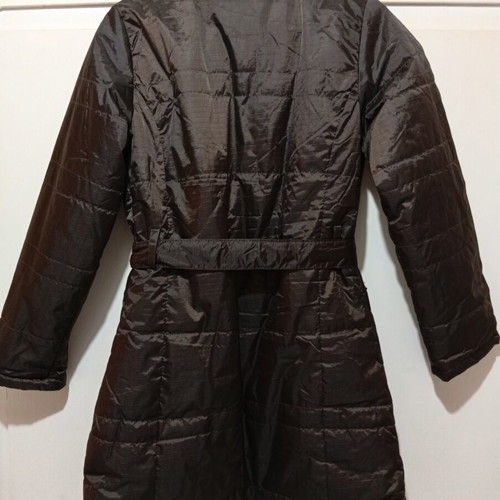 Jacket size M, like new, brown, belt included