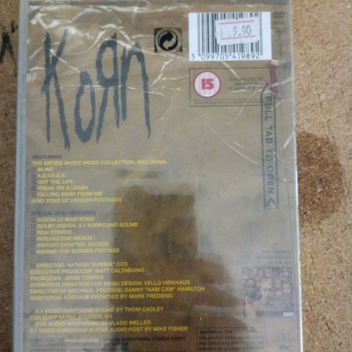 Korn DVD new sealed
