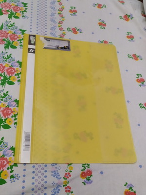 Pack of 7 folders for transparencies