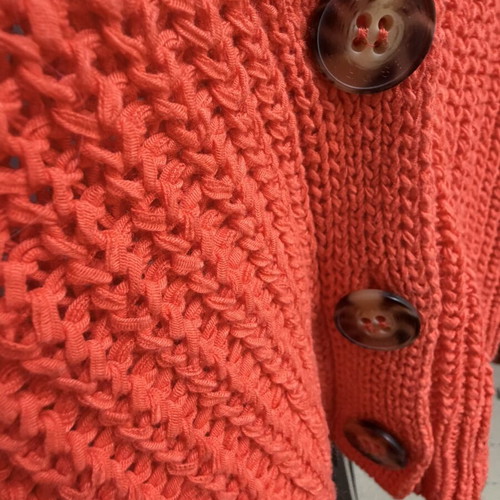 Esprit cardigan orange size S used, very good condition