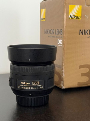 Nikon DX 35mm f/1.8G φακός μεταχειρισμένος για DSLR